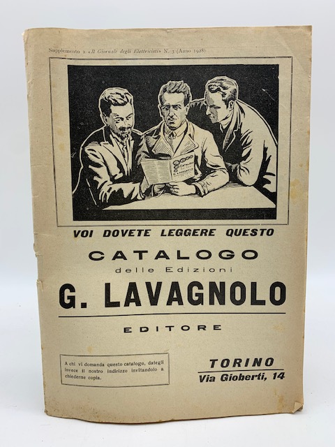 Catalogo delle edizioni G. Lavagnolo editore